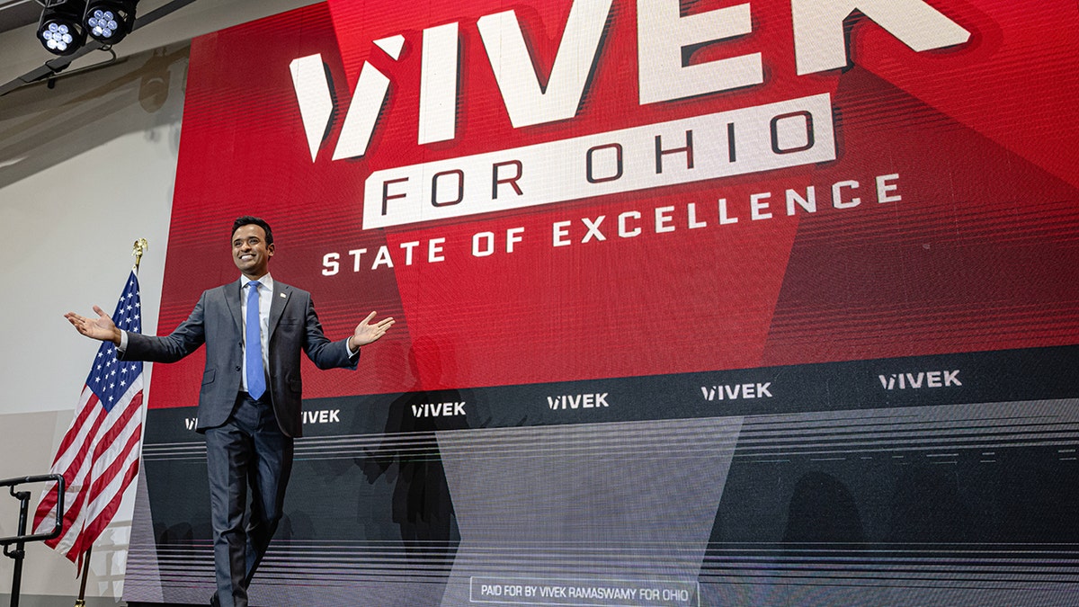Vivek's Ramaswamy attends Ohio rally