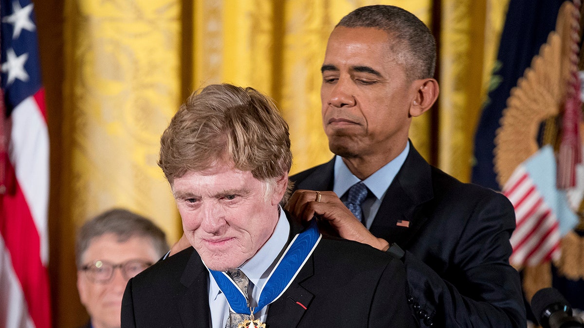 Robert Redford, Barack Obama.