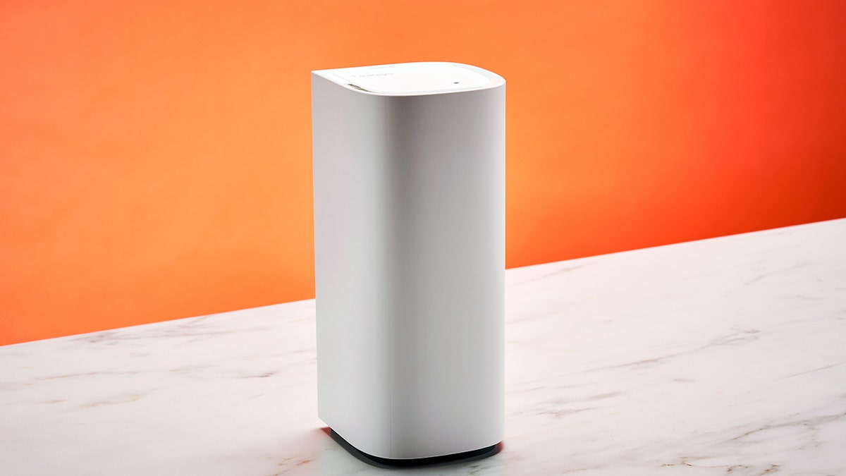 Router on a table.