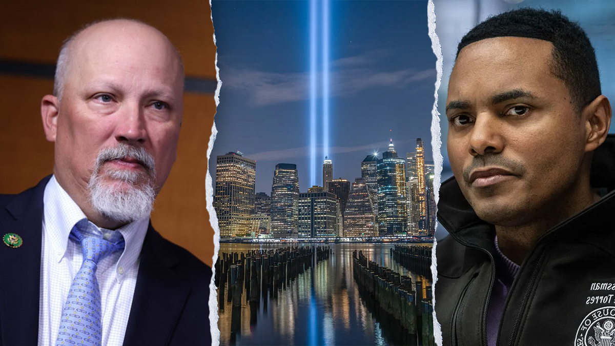 Reps. Chip Roy and Ritchie Torres and New York City 9/11 memorial