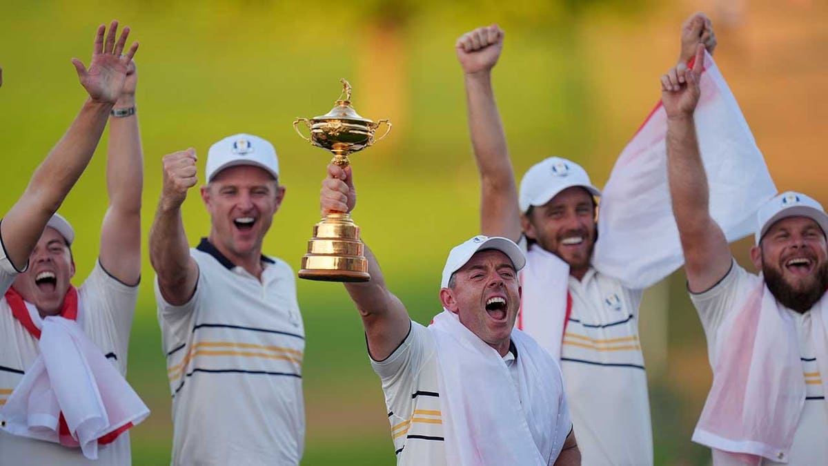 Rory McIlroy holds Ryder Cup