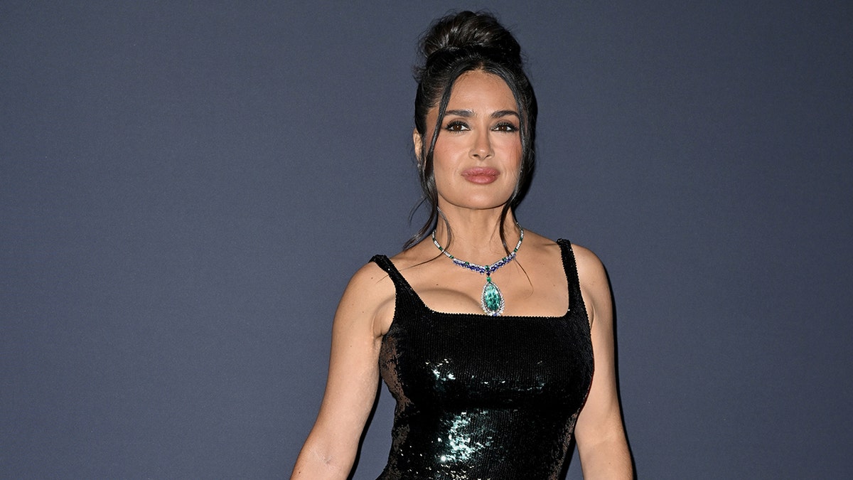 Salma Hayek at the 2025 Kering Women In Motion Awards in May.