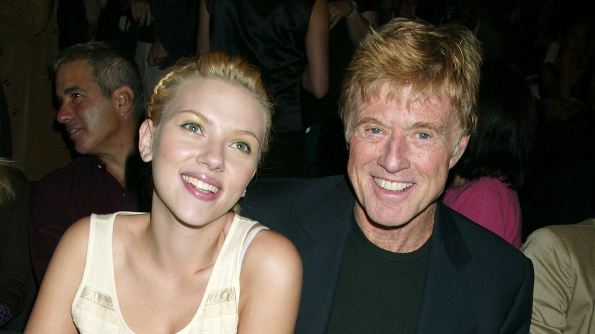 Scarlett Johansson and Robert Redford