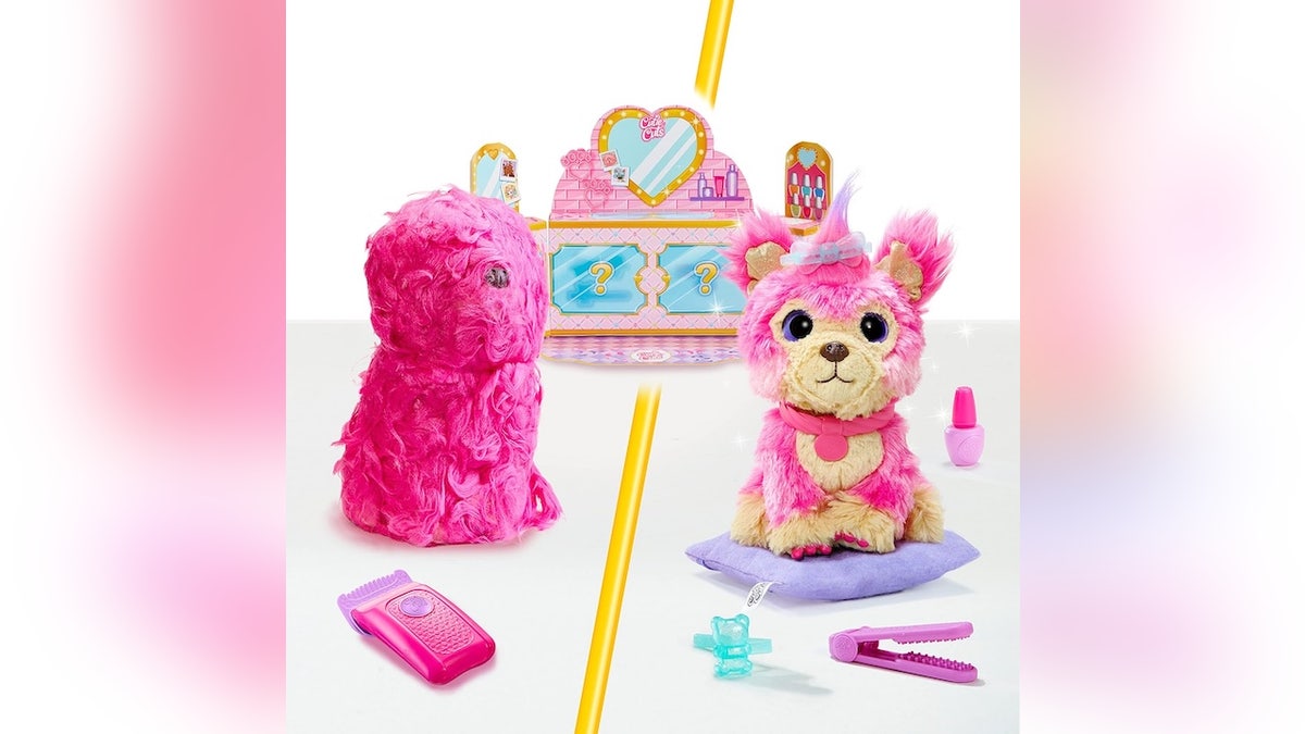 This mystery plush toy features surprise animal characters.