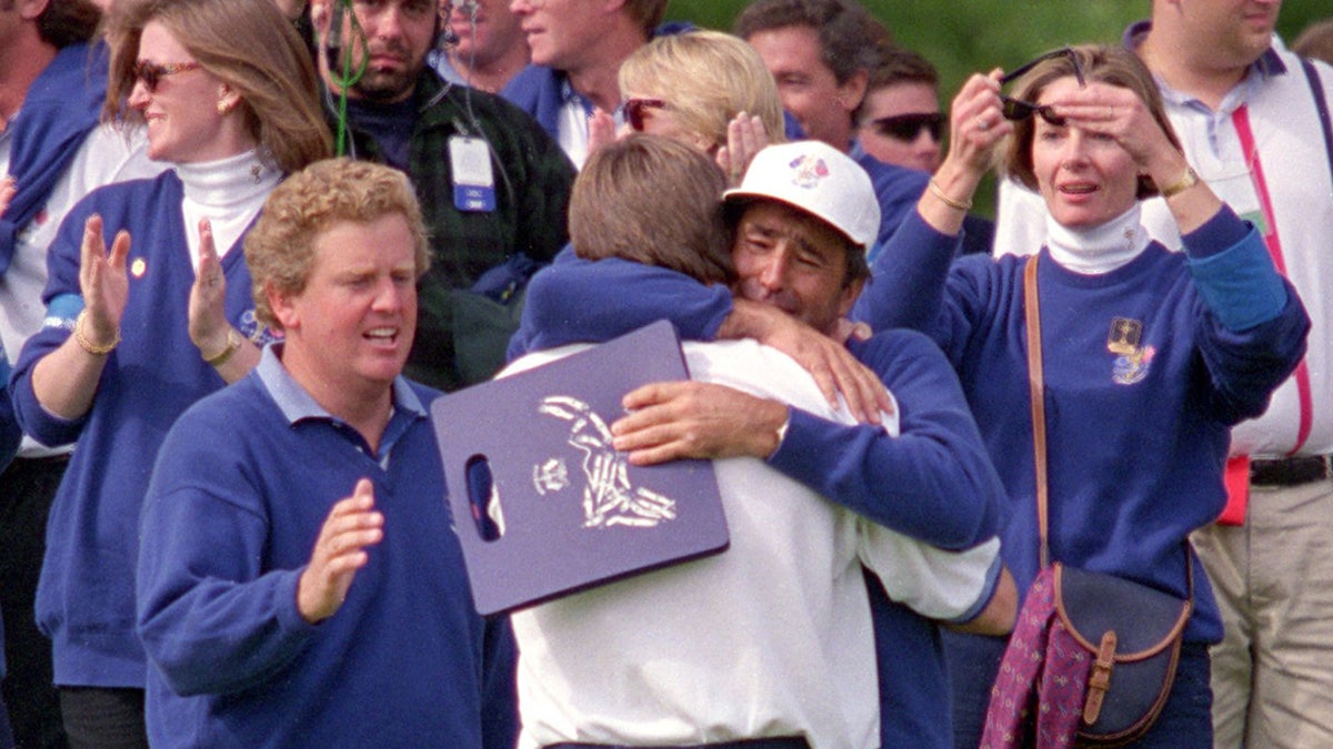 Nick Faldo and Seve Ballesteros