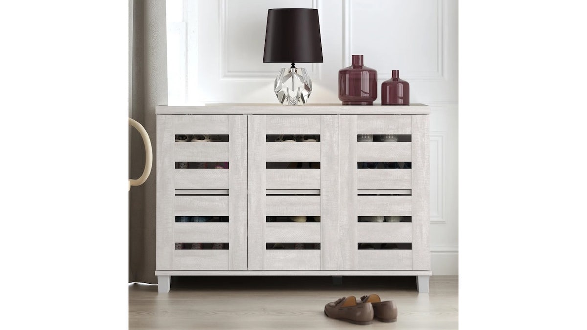 Keep your shoes tidy and hidden away.