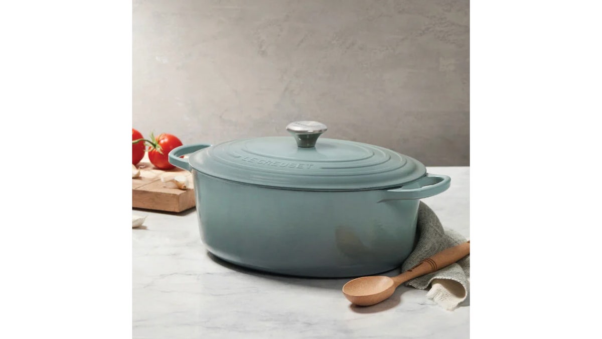 Bake bread with this Dutch oven.