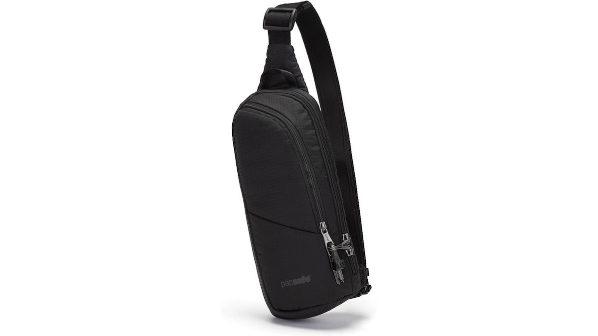 A crossbody bag with locks helps you keep your belongings safe as you’re walking around new places. 