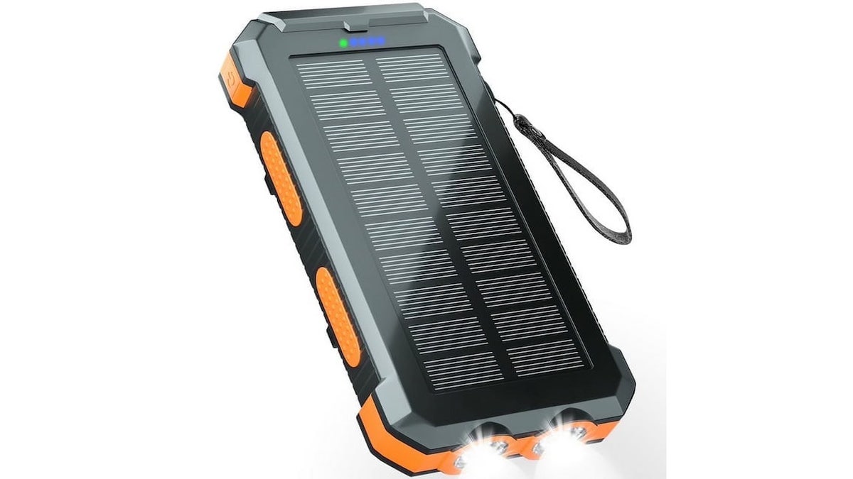 Charge your phone, laptop and tablet with this portable solar power bank.?
