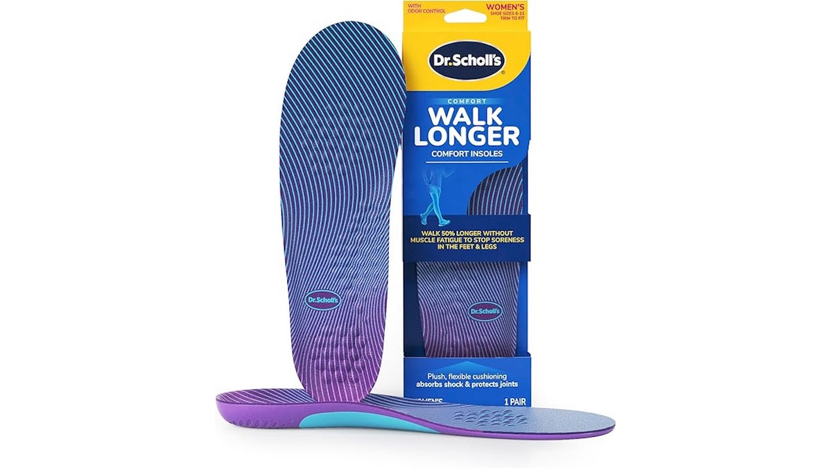 Walk comfortably with a pair of insoles.