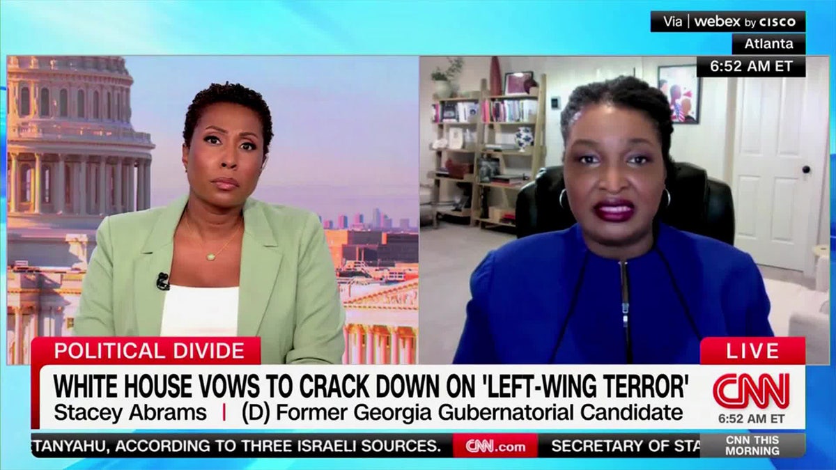 Audie Cornish and Stacey Abrams.