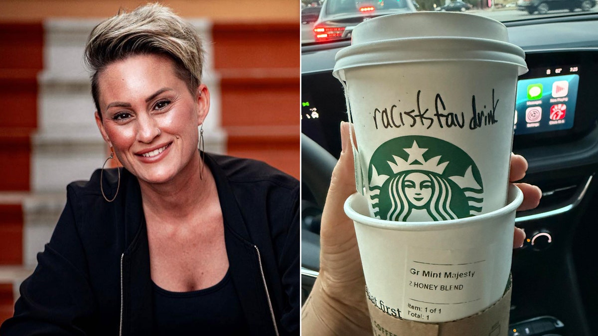 Starbucks cup hateful message