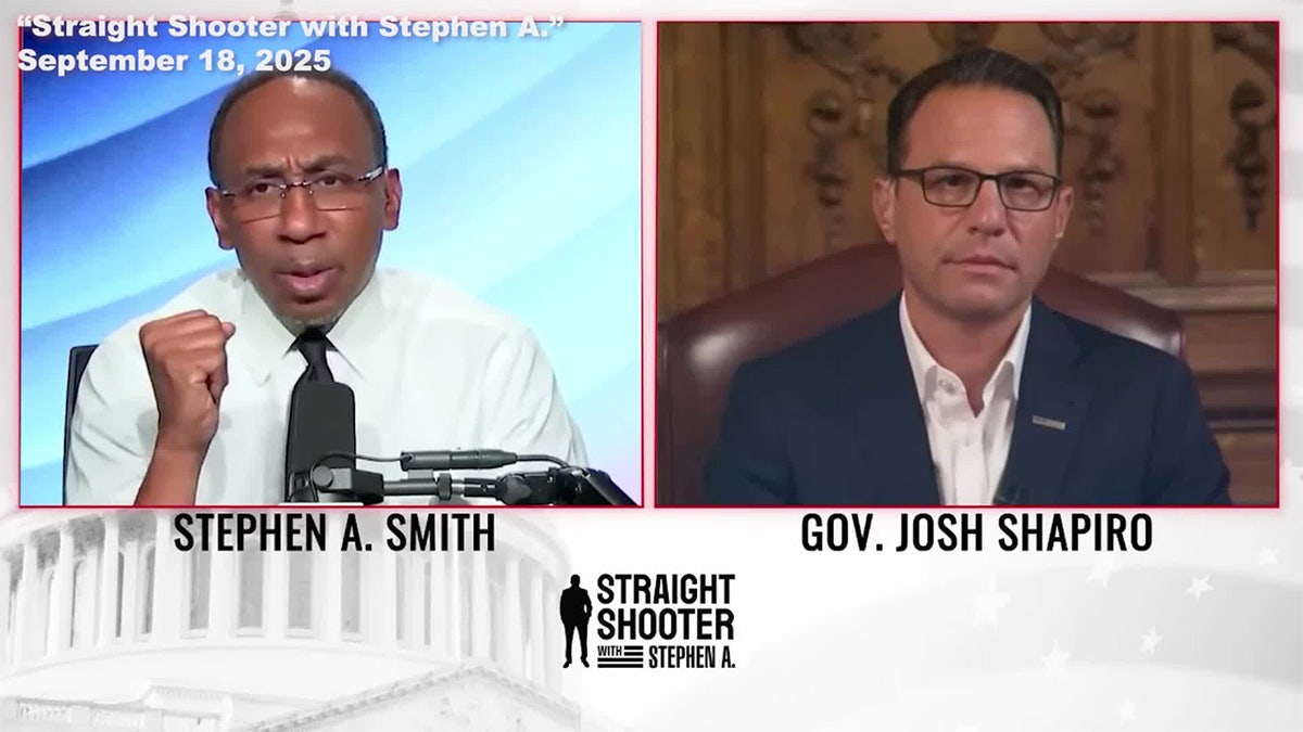 Stephen A. Smith and Gov. Josh Shapiro