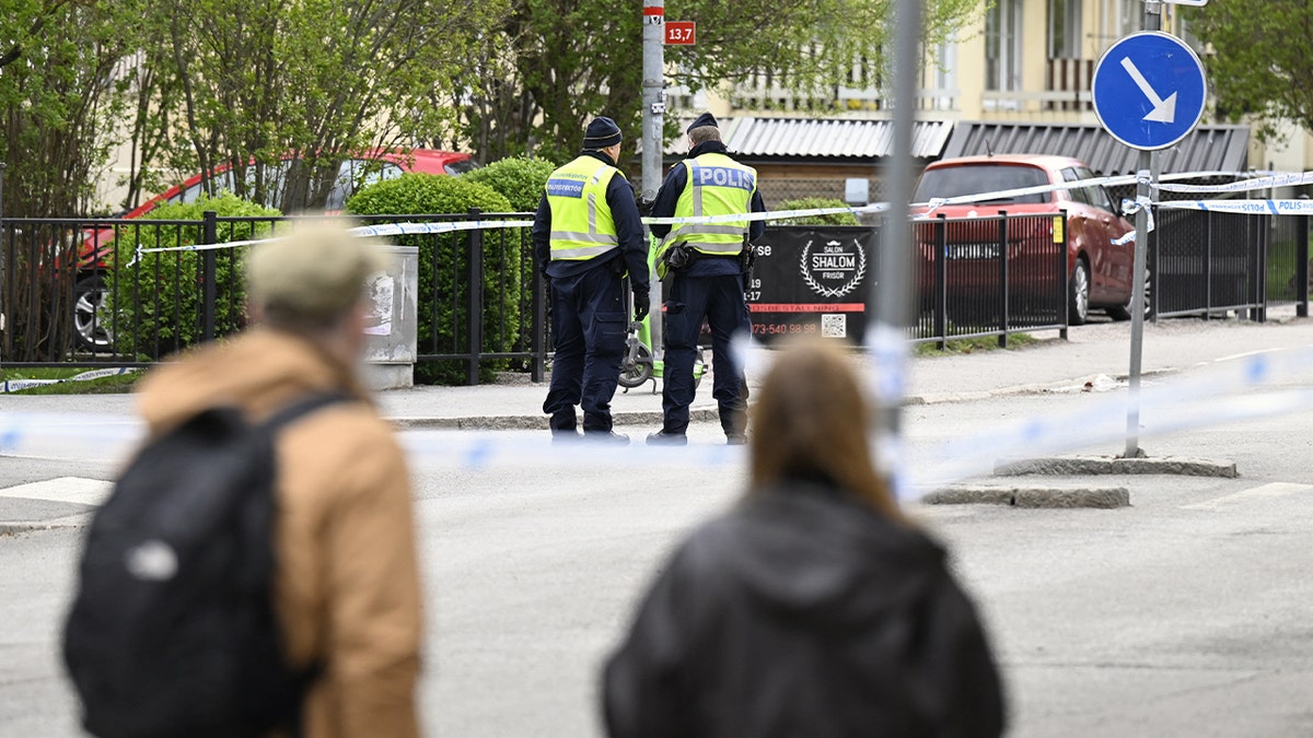 Sweden crime scene