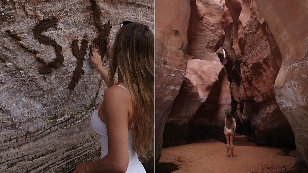 Sydney Sweeney shows off white swimsuit while on vacation