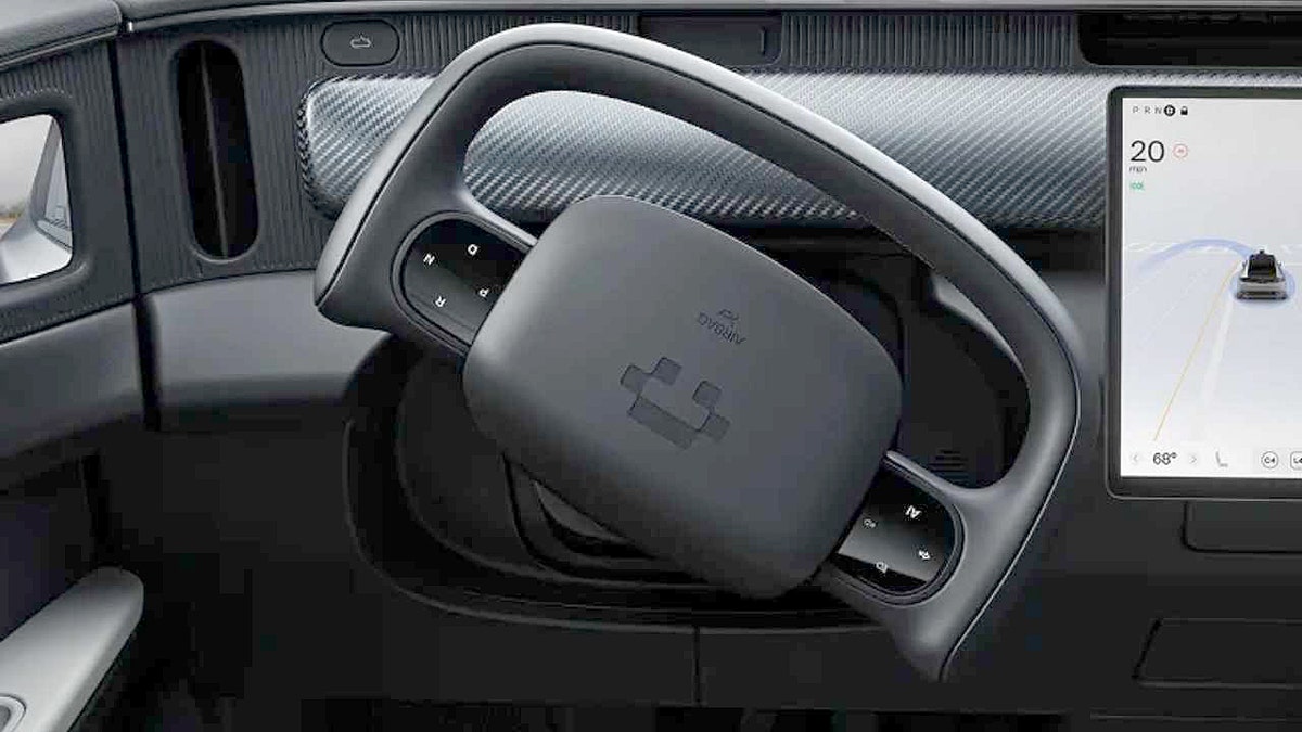 Tensor vehicle steering wheel