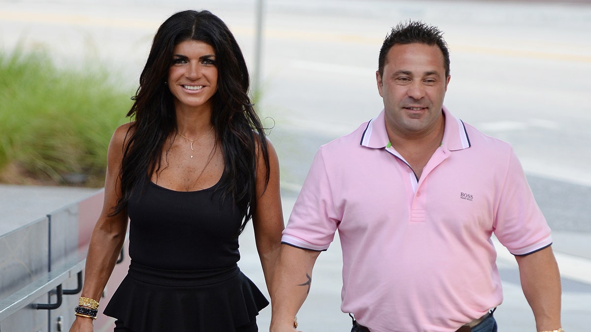 Teresa and Joe Giudice at a book signing
