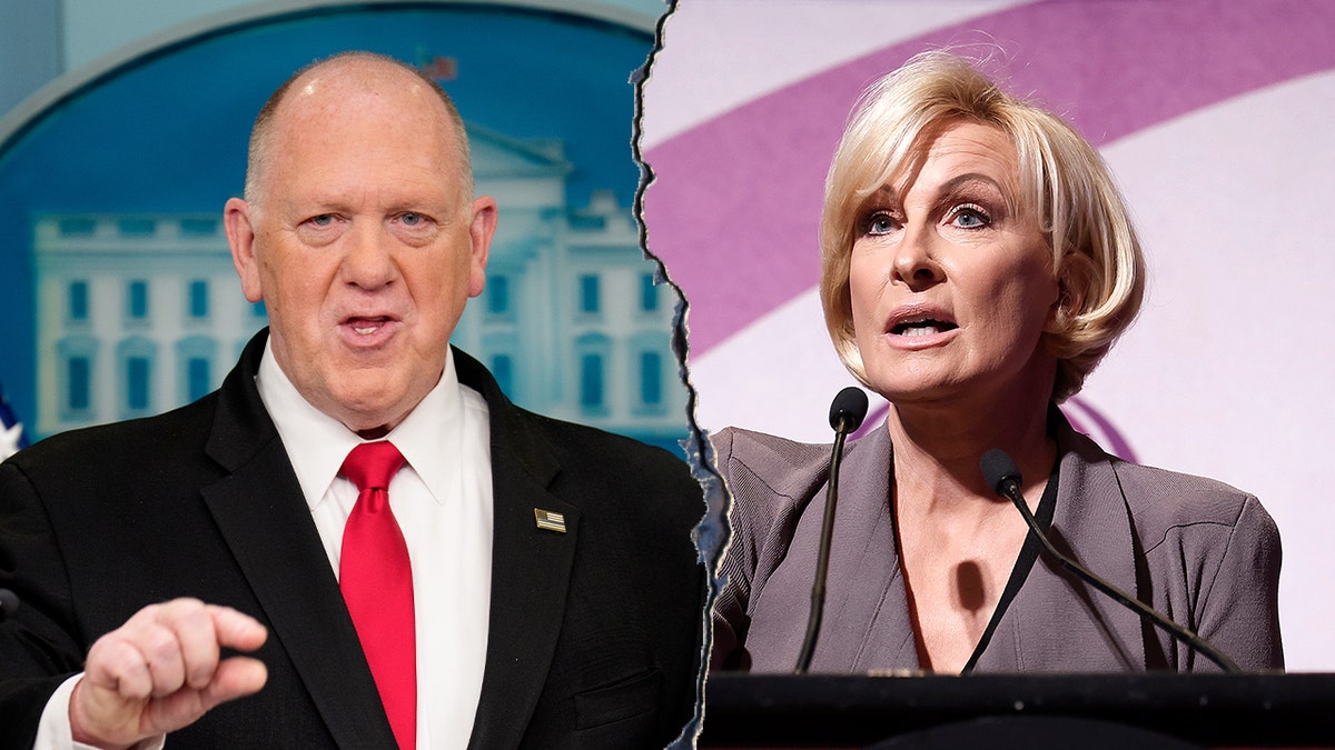 Border czar Tom Homan and MSNBC host Mika Brzezinski