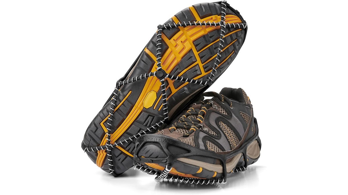 Get traction on snow and ice with these slip-on cleats.