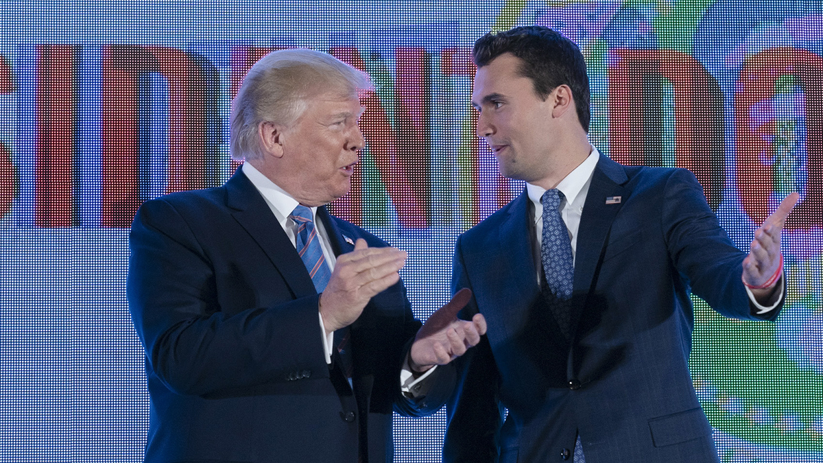 Charlie Kirk and Donald Trump