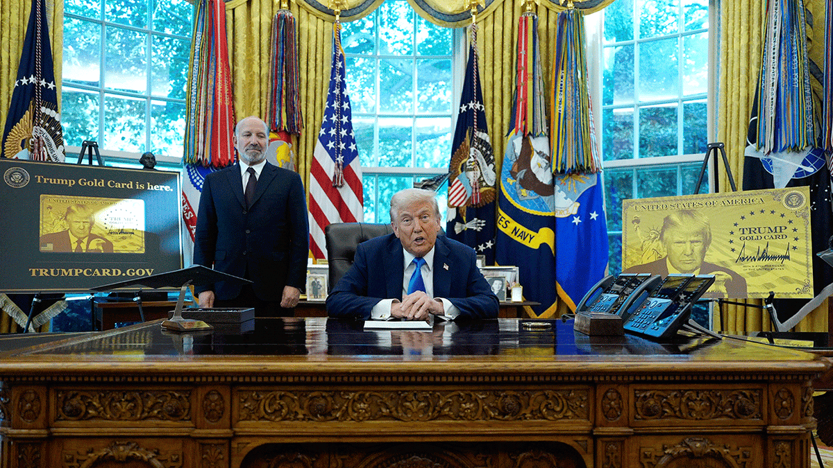 President Trump Gold Card