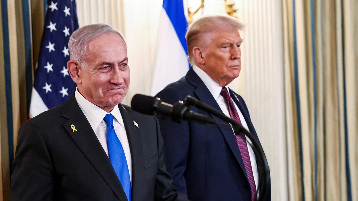 U.S. President Trump meets Israeli PM Netanyahu at the White House