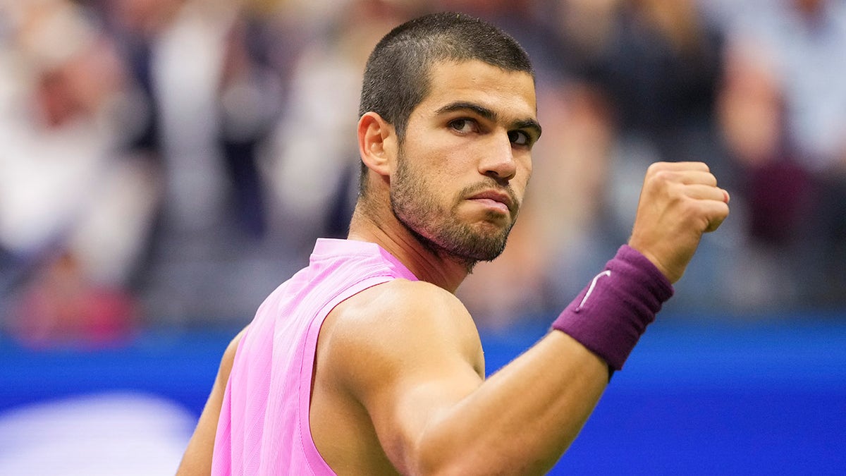 Carlos Alcaraz at the U.S. Open