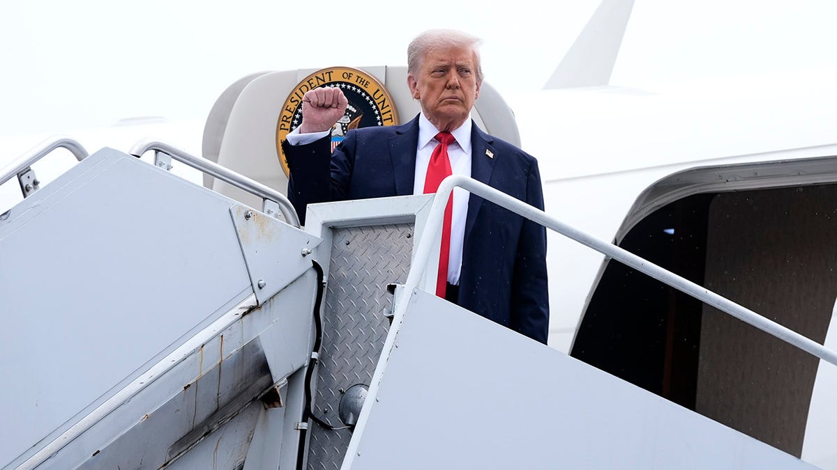 Donald Trump at LaGuardia