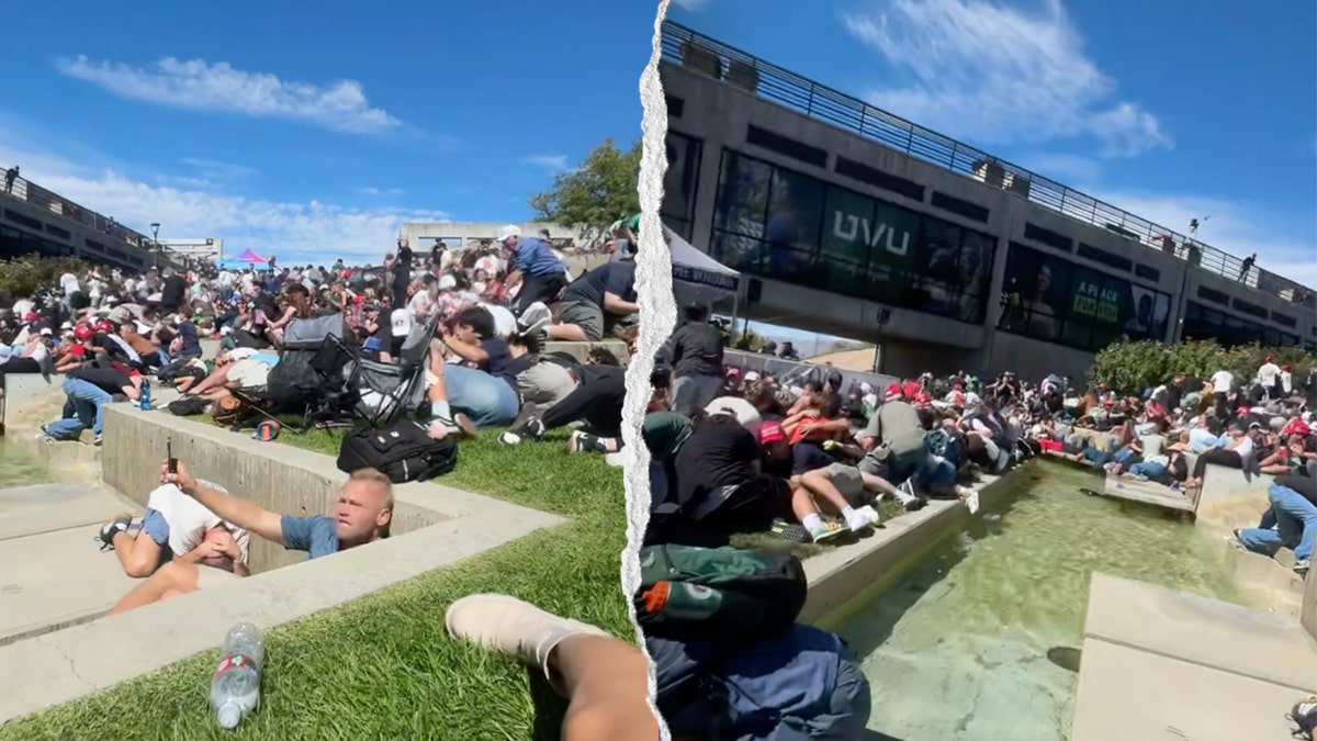 Utah Valley University shooting scene