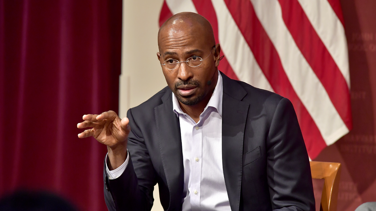 Van Jones is a speech at the event