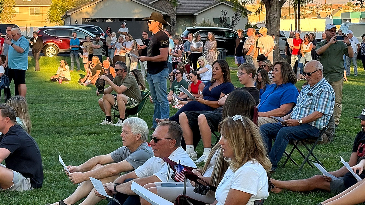 Charlie Kirk Vigil Washington City, Utah