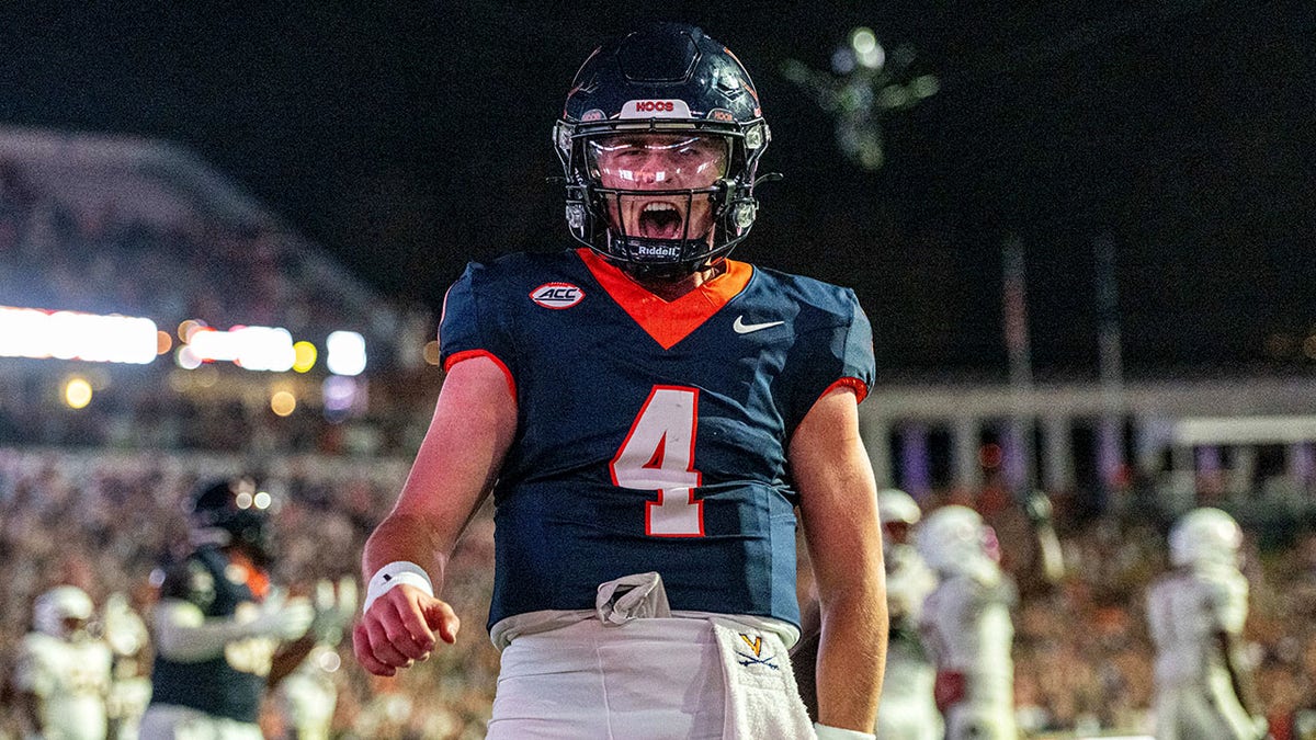 Chandler Morris celebrates