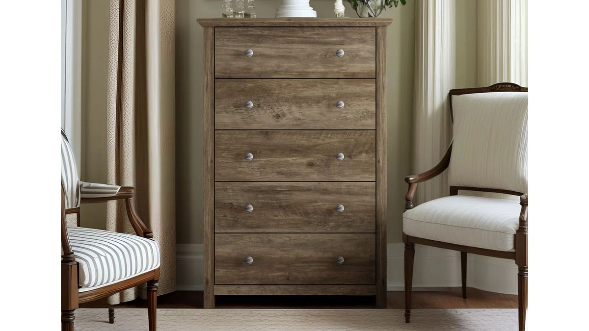 Create extra storage with a new dresser.