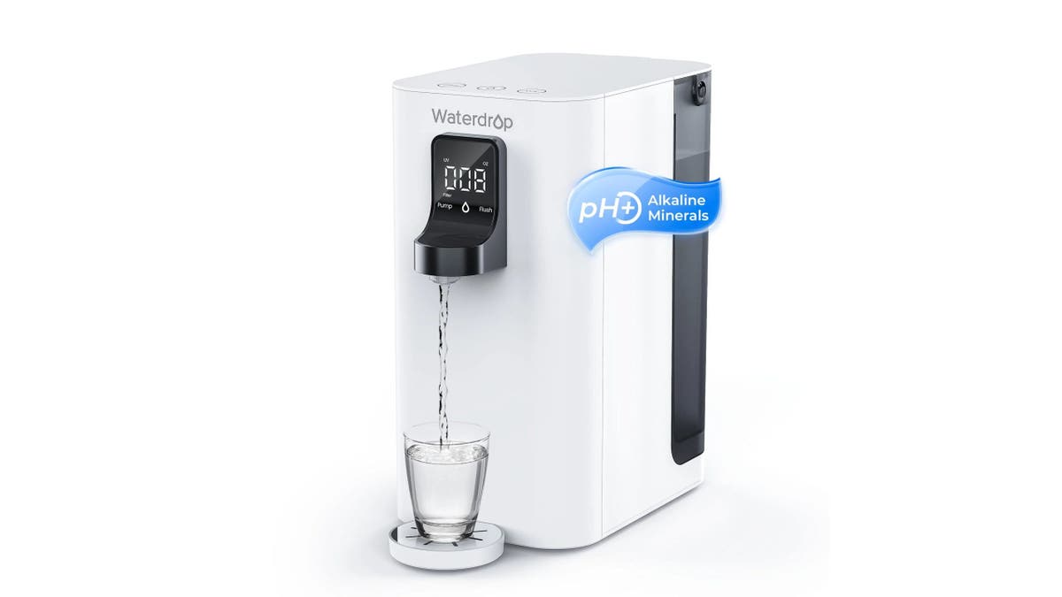 This system adds back beneficial minerals like calcium and potassium after filtration.