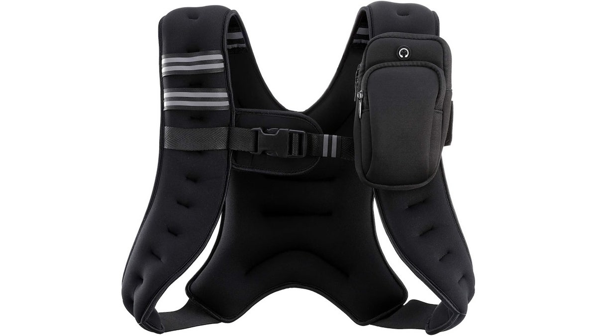 Get more out of your walk with a weighted vest.