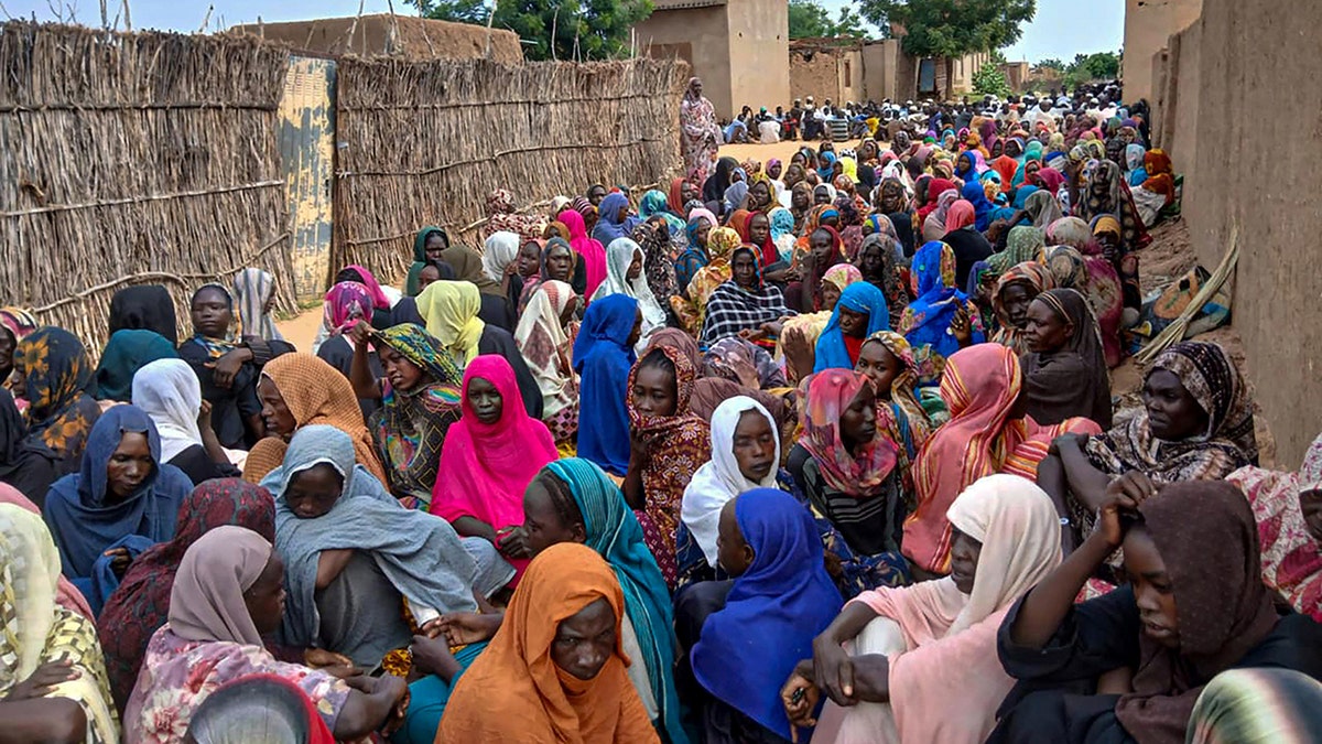 RSF rebels besieged in Darfur.
