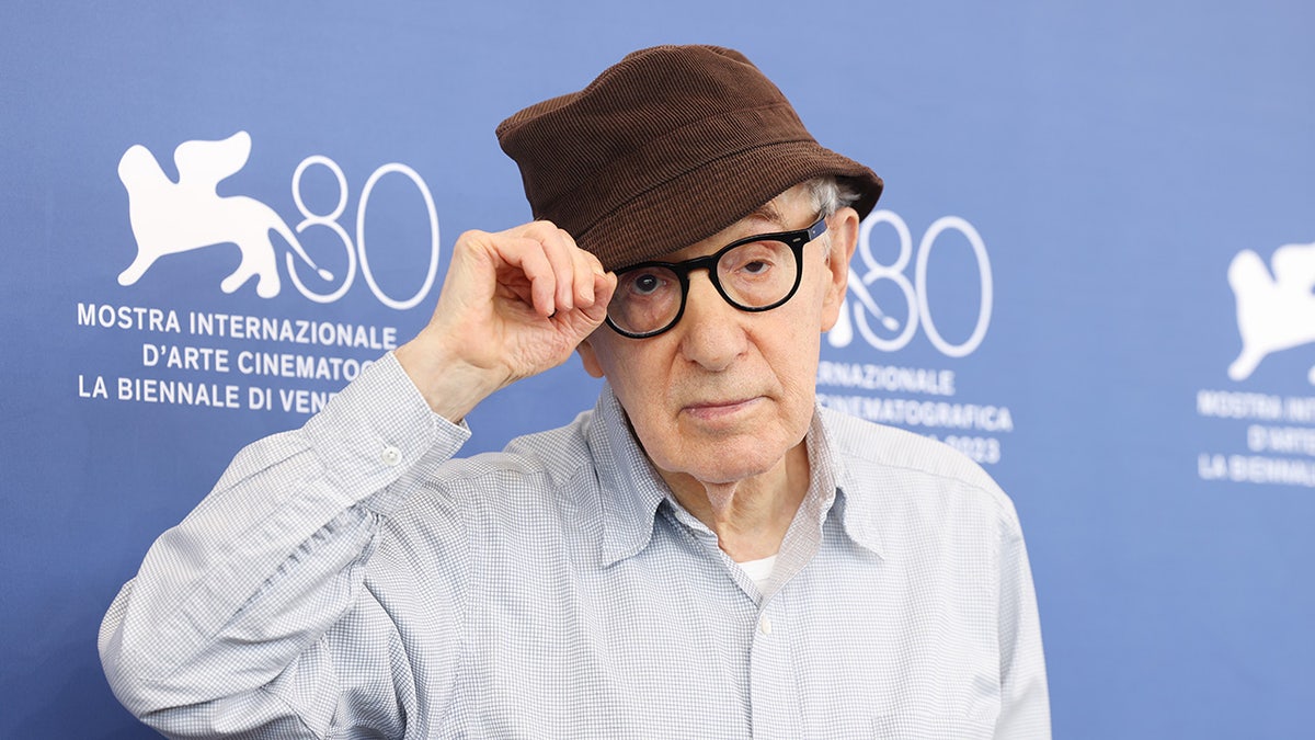 Woody Allen wearing a hat