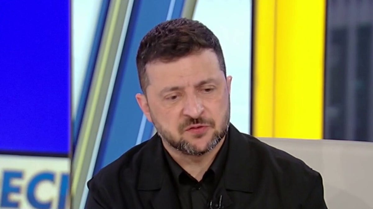 Volodymyr Zelenskyy speaks during Fox News interview on Special Report