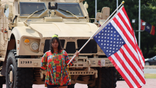 american flag protest