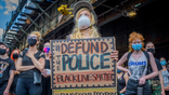 Defund the police protesters