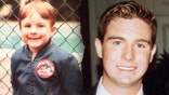 Split image of Jimmy Quinn, victim of 9/11, when he was young and as an adult