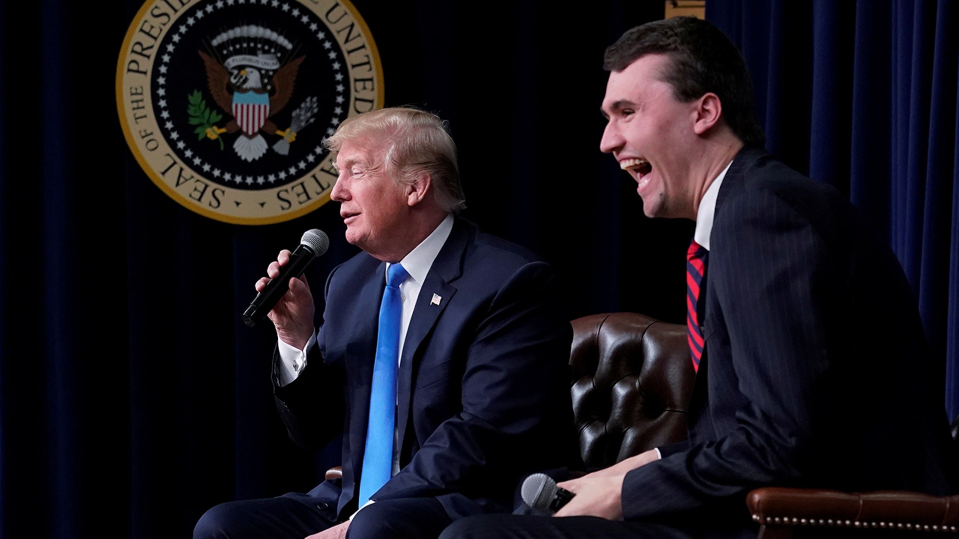 Charlie Kirk with President Donald Trump