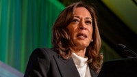 Former Vice President Kamala Harris is rallying Democratic donors to oppose potential Trump Supreme Court nominees through the group Demand Justice.