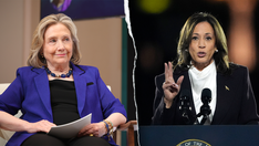 Kamala Harris plays up cozy relationship with Hillary Clinton as wedge with Biden widens