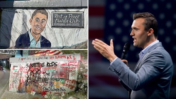 Young conservatives restore Kirk mural with Bible verses after vandalism - Fox News