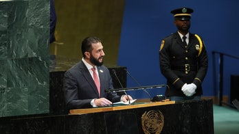 Syrian president's historic UN speech joined by thousands rallying outside for peace and Trump's support