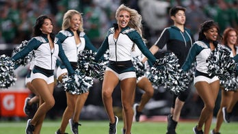 Philadelphia Eagles cheerleaders during the 2025 season