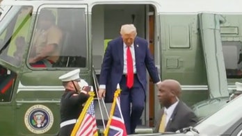 Trump forced to transfer helicopters after Marine One suffers 'minor hydraulic issue' in UK