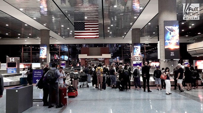 General view of the interior of Harry Reid international airport in Las Vegas, NV, Saturday, September 20, 2025.