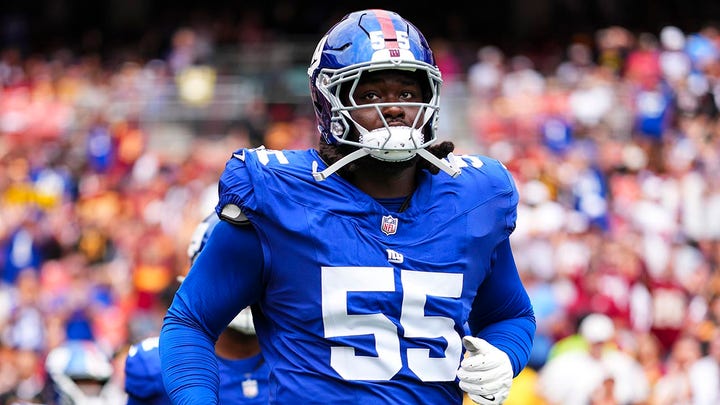 Giants quarterback Russell Wilson answers question on rookie Jaxson Dart